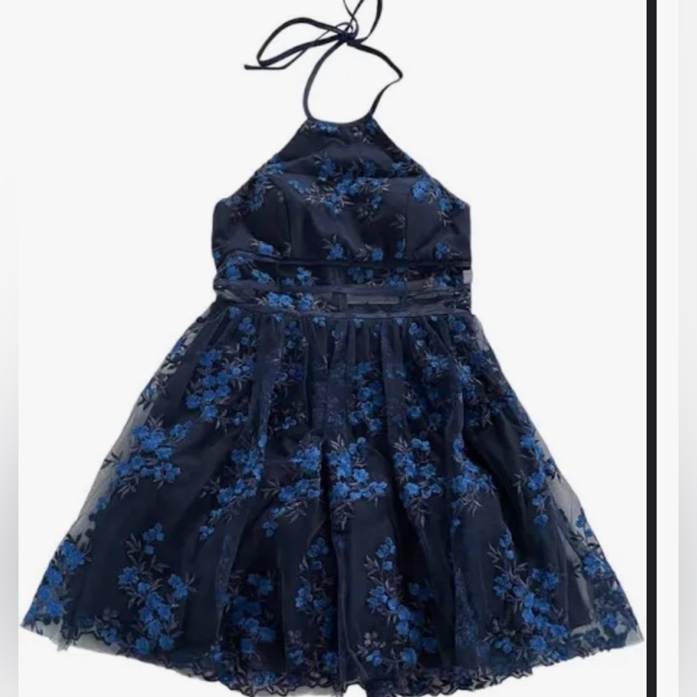 Gianni Bini Embroidered Mini Dress